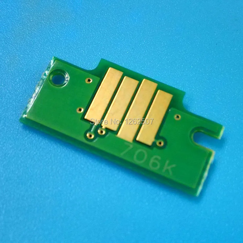PFI-706 pfi 706 cmyr BK МК 6 Цвета чипы картриджей для Canon ipf8410se чернил принтера совместимые