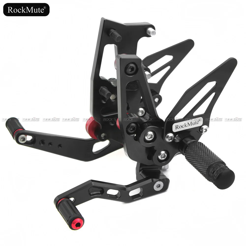 CNC алюминиевый мотоцикл Rearset задний Набор Подножки педаль Подножка для TRIUMPH SPEED тройной 1050 2011 2012 2013 16