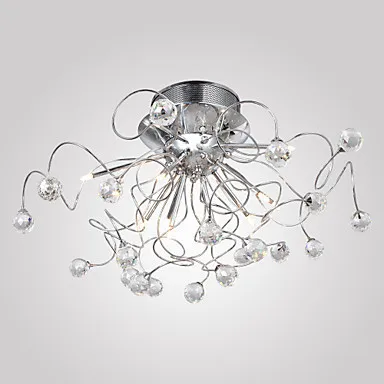 Luminarias современный кристалл потолочный светильник с 11 огней для Гостиная люстры