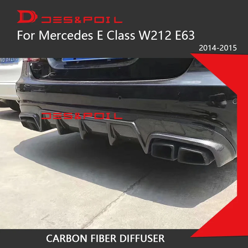 E Class W212 Facelift E63 только Amg задний диффузор разветвитель для губ бампер из