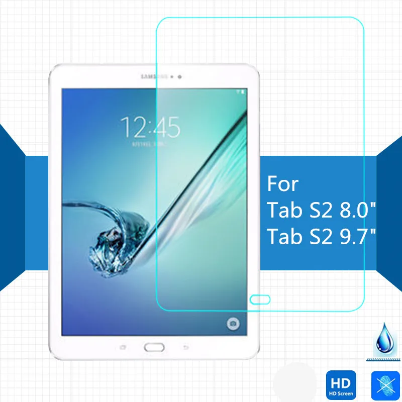 Закаленное стекло для защиты экрана Samsung Galaxy Tab S2 8 0 9 7 дюйма T715 T719 T810 T813 T815 T819