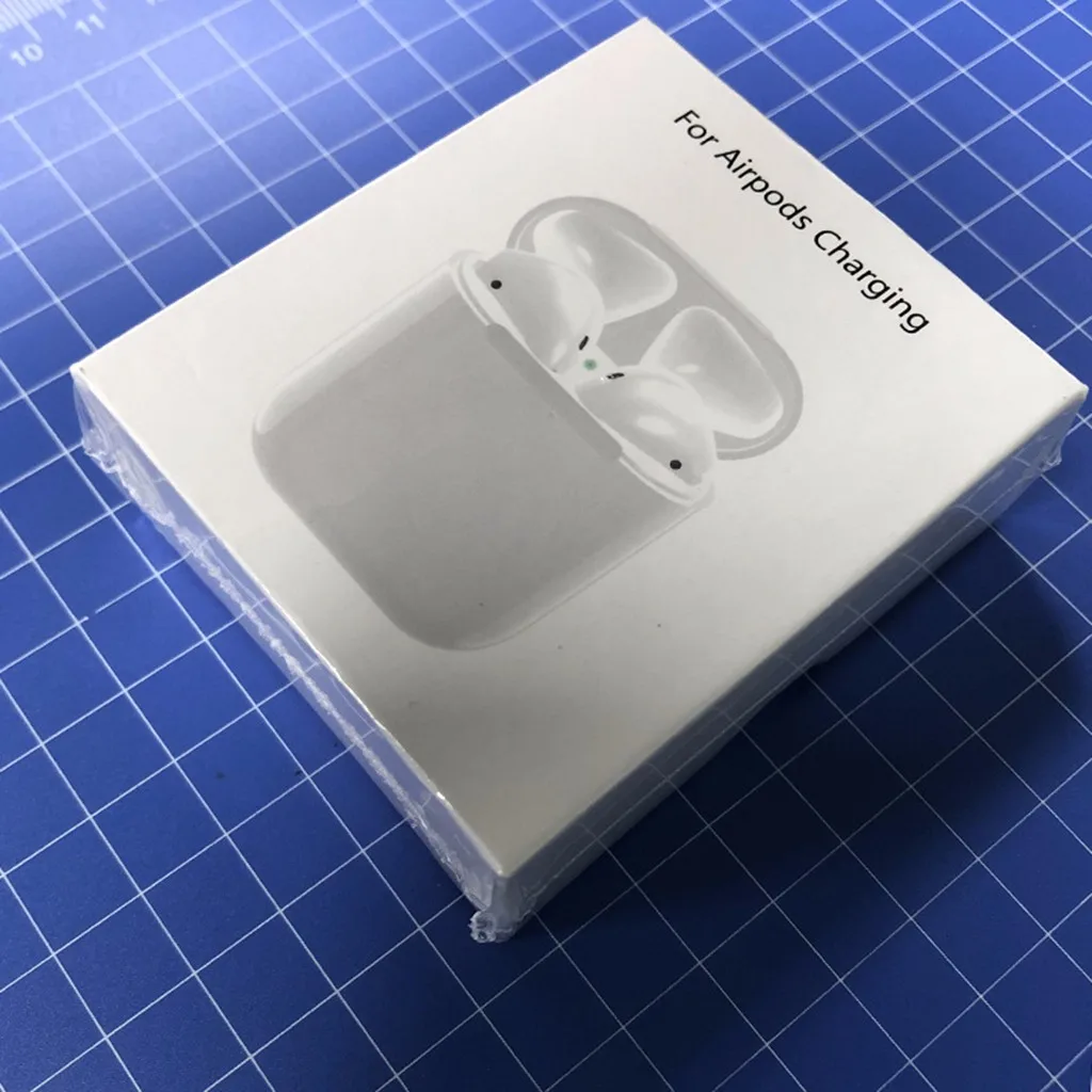 Для Apple Airpods QI Стандартный беспроводной зарядный чехол-приемник Беспроводное зарядное устройство 450 мАч Полная зарядка 5 раз Прямая