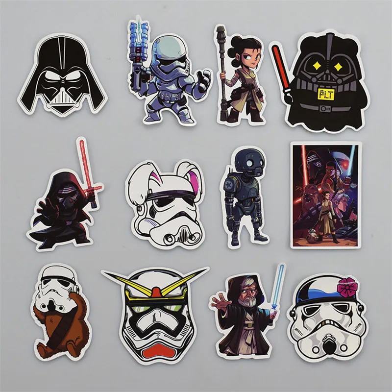 100 шт./упак. классная наклейка s Star Warsing Kpop водонепроницаемая для ноутбука телефона
