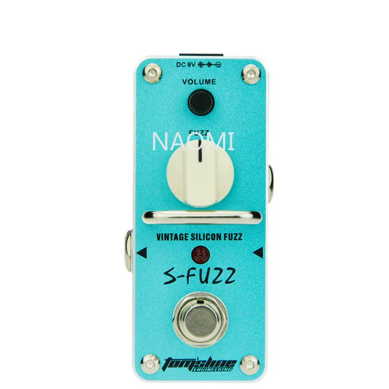 NAOMI гитара фирмы Арома педаль эффектов ASF-3 S-Fuzz Винтаж кремния Fuzz электрогитара педаль эффектов мини один для электрогитары