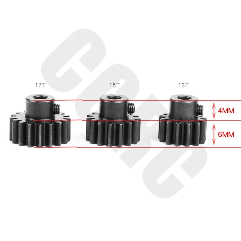Фонарь 45 # steel 13T 15T 17T M0.8 32p для 1/10 RC Crawler Car TRX4 RC4WD D90 D110 Axial Scx10 90046|Детали и аксессуары| |
