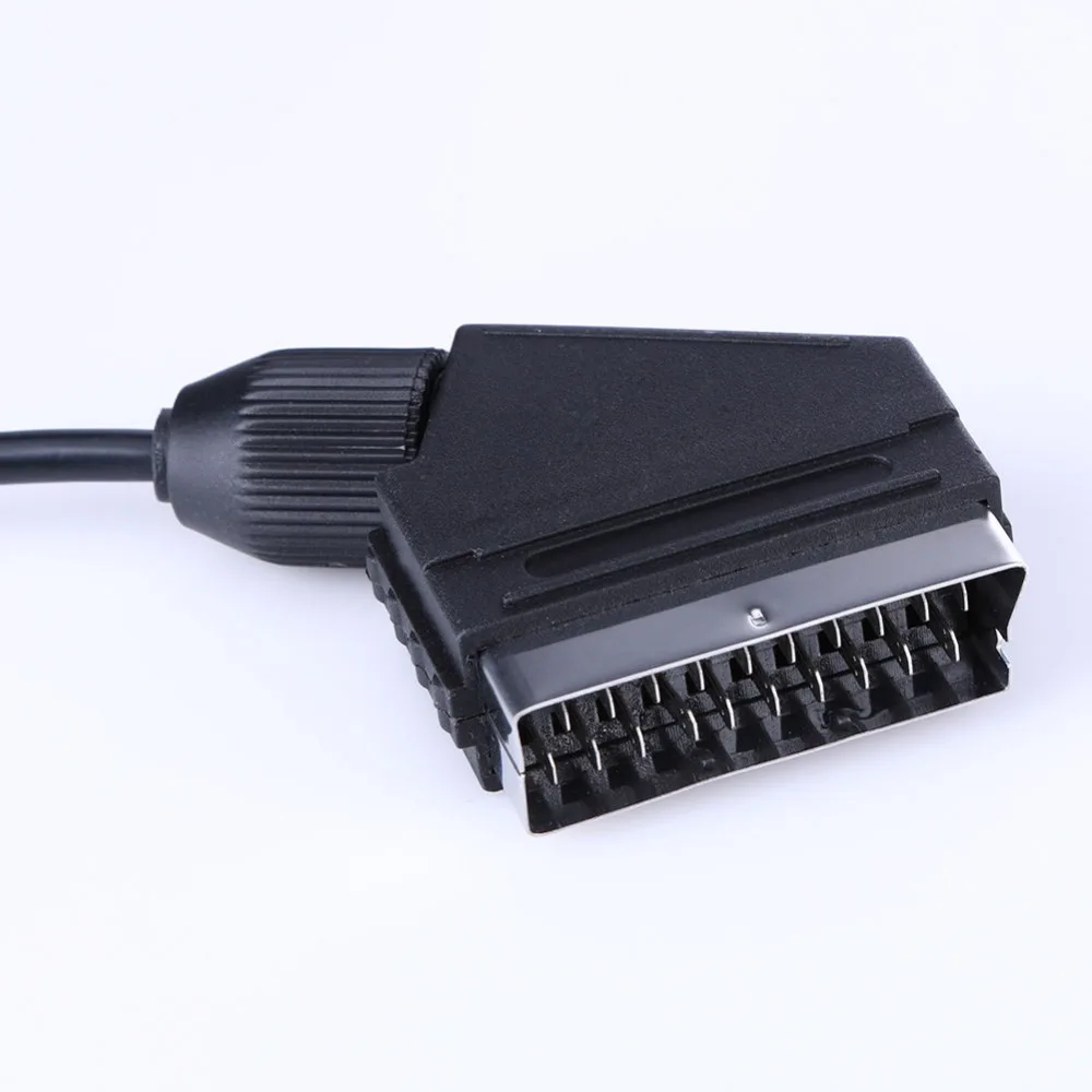 10 шт. 1,8 м кабель RGB Scart ТВ AV для подключения к Playstation PS1 PS2 PS3 тонкая линия игровой консоли