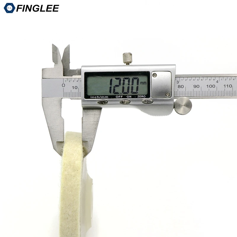 

FINGLEE 1pc 4inch/5inch 12mm height wool felt polishing wheel Angle Grinder buffing Felt Polishing Disc for Rotary Abrasive Tool