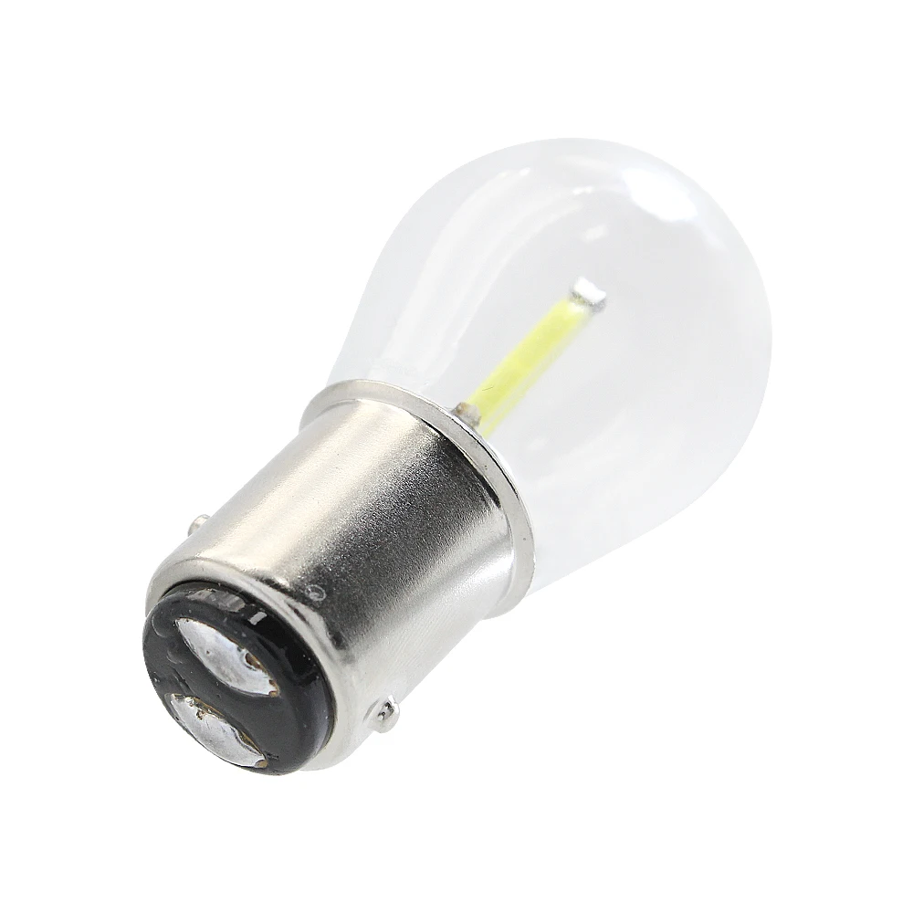 1 шт.: ANBLUB P21W BA15S 1156 BAY15D 1157 авто фары для автомобилей COB Светодиодная лампа накаливания включение света задние тормоза лампы, сигнализирующий фонарь 12V огни DRL