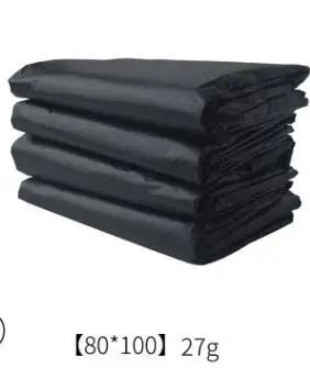 80x100cm 3.2s 30pcs 9 Размер 3 Толщина большой плоский Топ Тип ультра сильные мешки для мусора утолщенные экологически чистые отель сад ежедневное использование мусора черные мешки - Цвет: 80x100cm 3.2s 30pcs