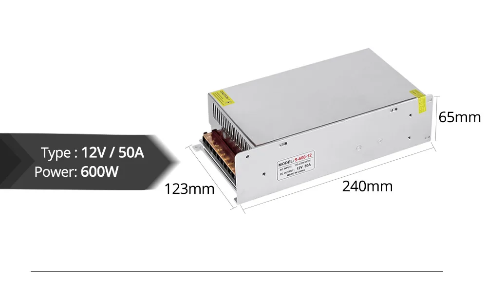 Питание DC 12 V 24 V 1A 2A 3A 5A 10A 12A 15A 20A 30A 40A освещение Трансформатор для Светодиодные ленты переключения драйвер адаптера питания