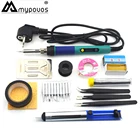 CXG ЕС 60 Вт Цифровой ЖК Регулируемый Электрический паяльник 936 паяльная станция Комплект сварочный Ремонтный комплект 220 В