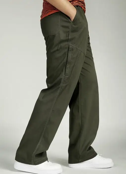 Autumn Winter Fat CASUAL PANTS Cotton Man Long pants Big Size Loose overalls Bib Overall Men Trousers 829# XL 3XL 4XL 5XL 6XL | Мужская