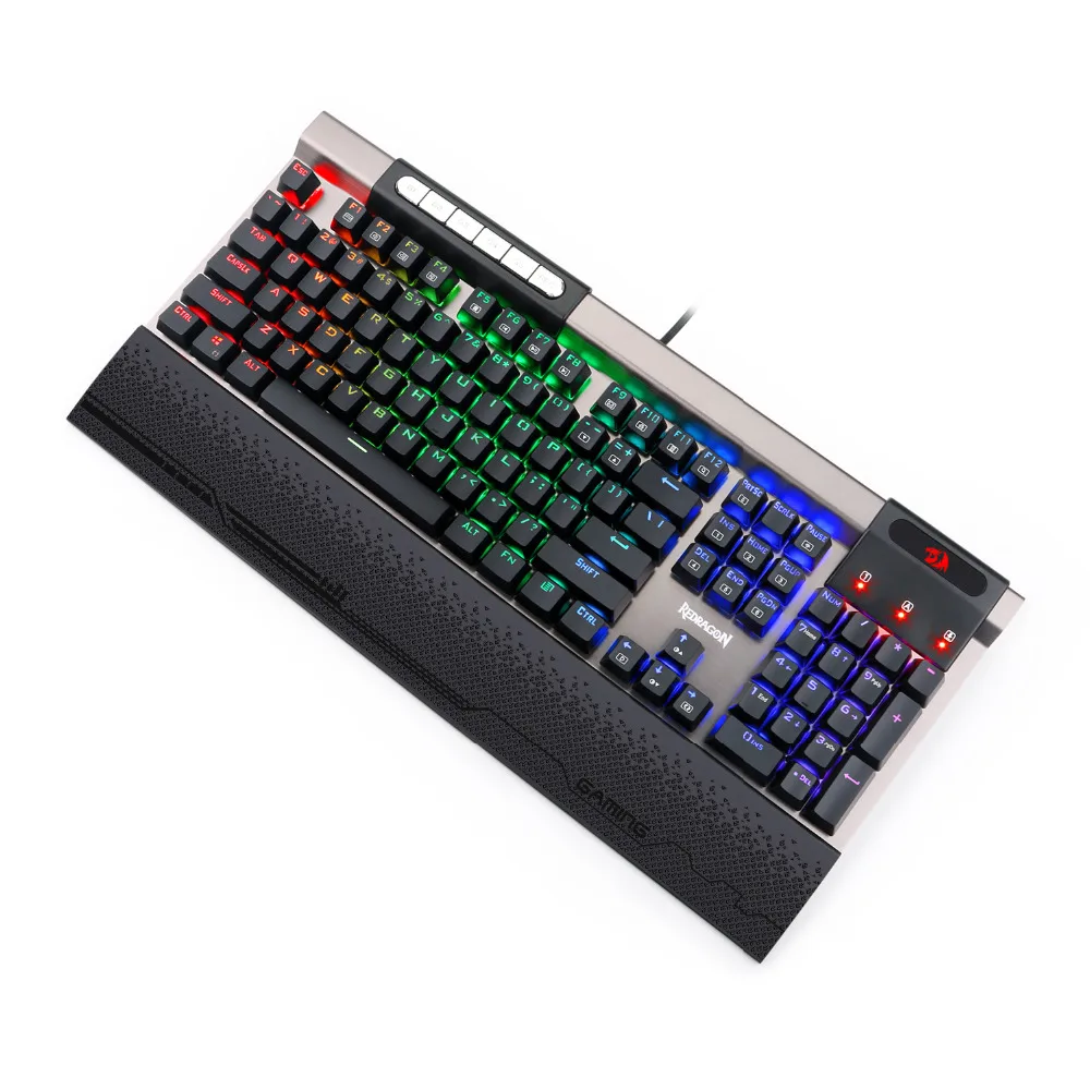 Механическая клавиатура REDRAGON с RGB подсветкой игровая синими механическими