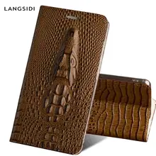 Genuine Leather Flip Case For iphone 13 Pro Max 12 Mini X XR XS 12 11 Pro max 6S 6 7 8 Plus SE 2 Card Slot 3D Crocodile head