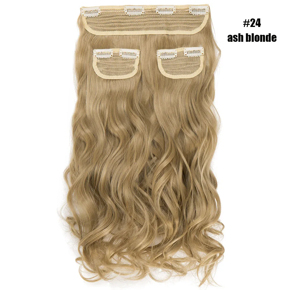 ash blonde S-noilite 2" 3 шт./компл. заколки для волос на заколках длинные вьющиеся синтетические шиньоны натуральным жемчугом на заколках для наращивания, волосы для Для женщин - Цвет: ash blonde