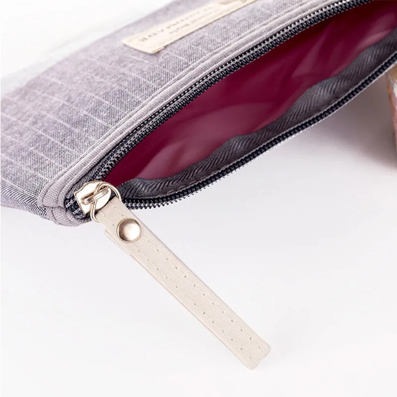 1 шт. популярный женский кошелек в полоску с рисунком для монет сумка на молнии