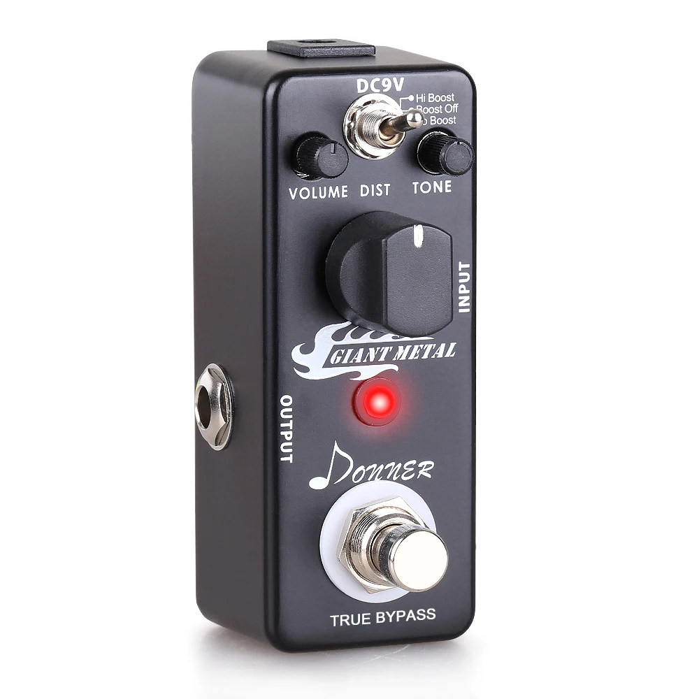 Donner Guitar Effect Pedal Giant Metal Drive Rock | Спорт и развлечения