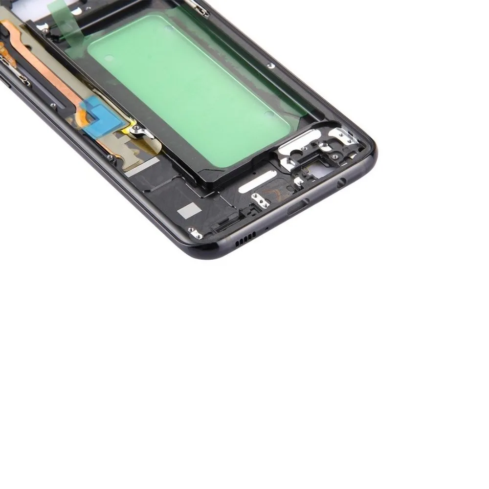 Для samsung Galaxy S8 Plus G955 G955F G955FD G955V G955S корпус для телефона, шасси, ЖК-пластина, новая средняя рамка с клеем