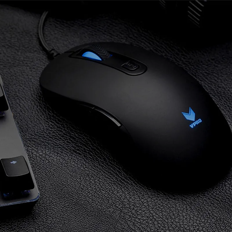 Новая программируемая игровая мышь Rapoo V22 3000DPI 7 кнопок USB Проводная оптическая с