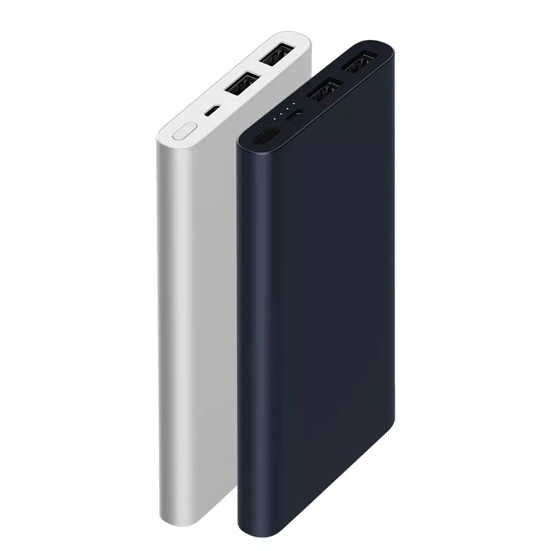 10000mAh Xiaomi Mi Power Bank 2i External Battery 18W Quick Charge Powerbank 10000 PLM09ZM with Dual USB Output for Phone | Мобильные