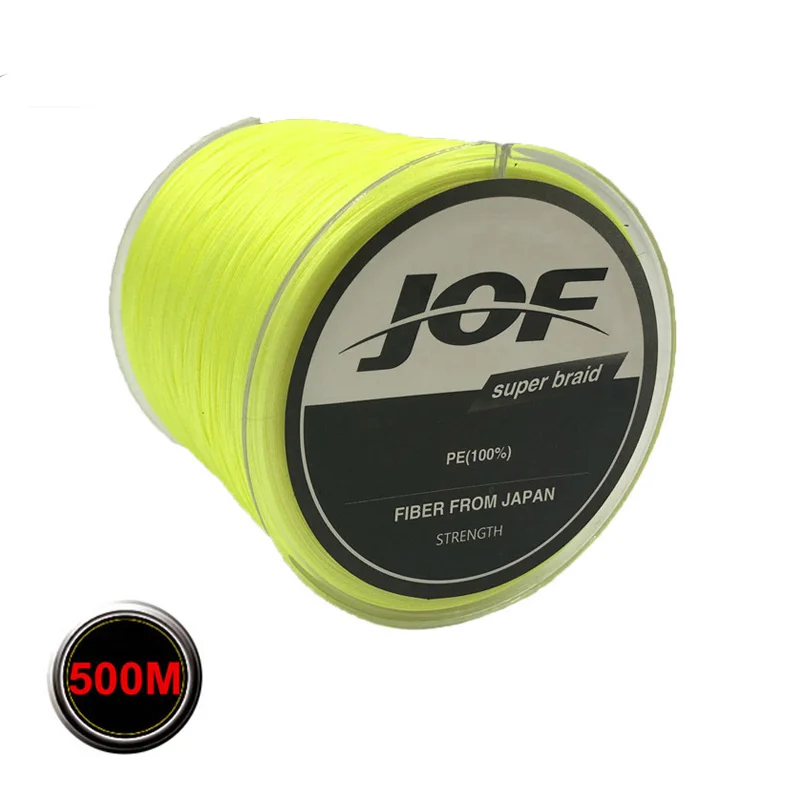Леска плетеная из ПЭ 8 нитей 500 м 15 20 30 40 50 60 80 120 150 lb|fishing line|braided fishing linejapan multifilament |