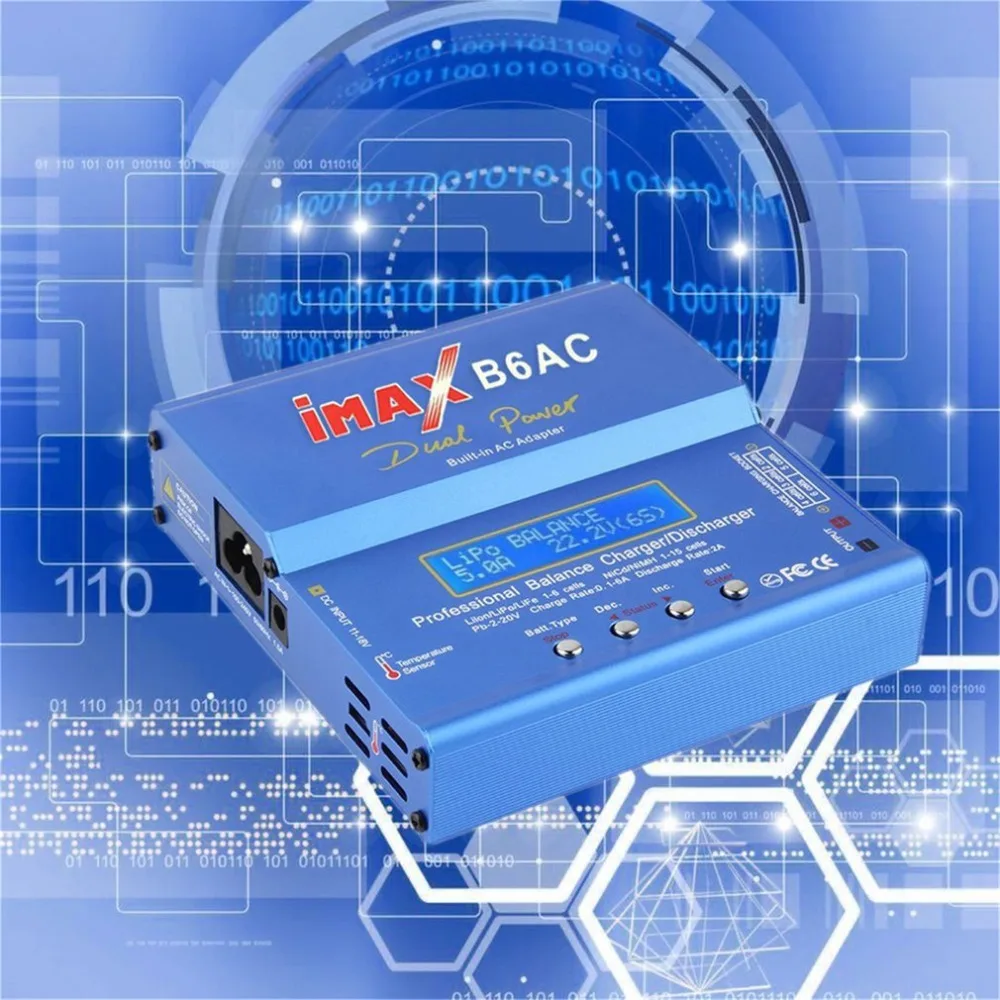 Новинка 80 Вт iMAX B6AC 100 В 240 Автомобильное зарядное устройство Lipo NiMH 3S балансирующее