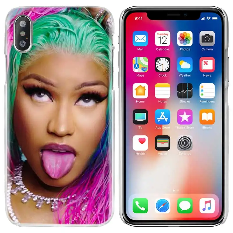 Nicki Minaj мой queen Мода чехол Clear Жесткий ПК для iPhone XS Max XR 7 8 6 6s плюс X 5 5S SE 5C 4 4S Coque Fundas