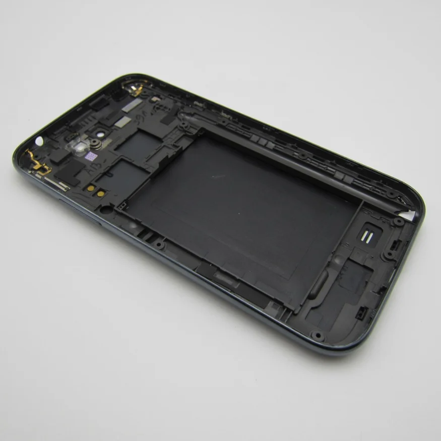 Для samsung Galaxy Note 2 II N7100 Запчасти для авто задняя крышка+ ободок для средней рамки Корпус запасных Запчасти для Note II 2