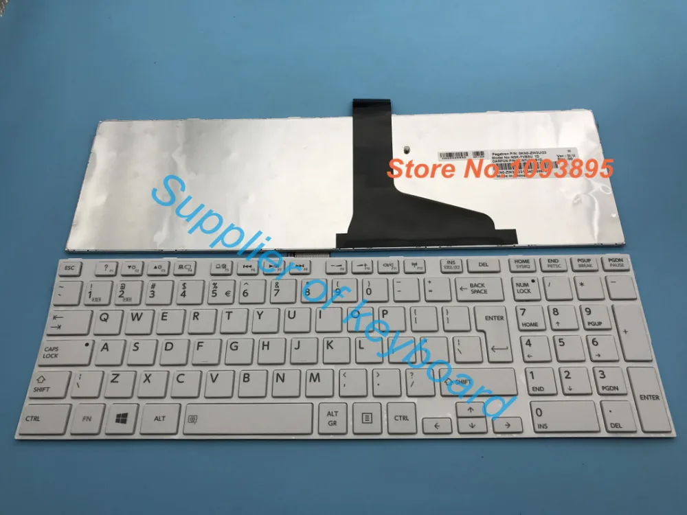 Оригинальная клавиатура на английском языке для ноутбука TOSHIBA SATELLITE L850 L850D P850 L855D