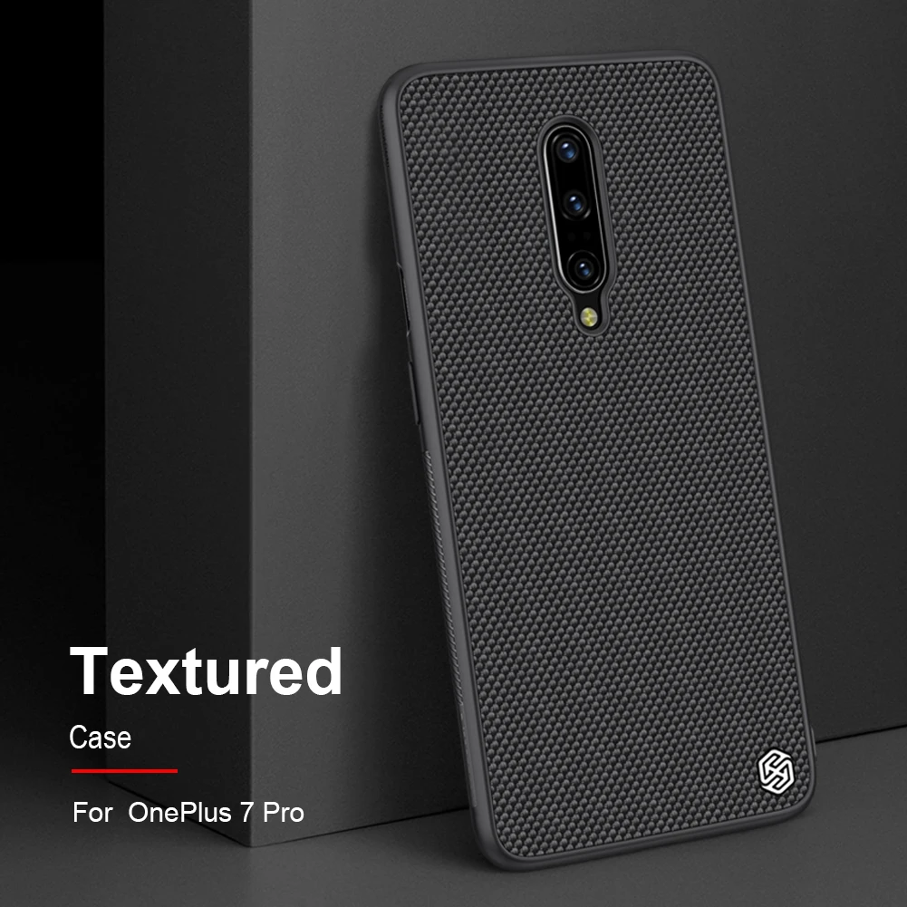 Oneplus 7 Pro чехол Nillkin текстурированный Роскошный деловой чехол из нейлонового волокна для Oneplus 7 Pro Бампер Тонкий прочный нескользящий