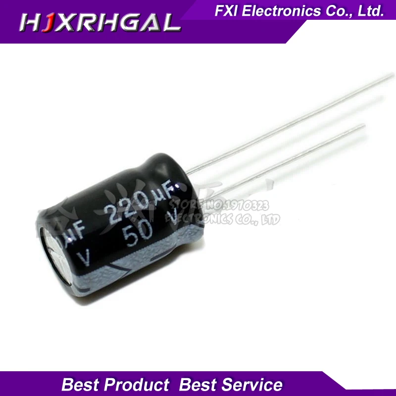 50 шт. 50v220uf 220uf50v 8*12 В 220 мкФ 8x12 электролитические электролитический