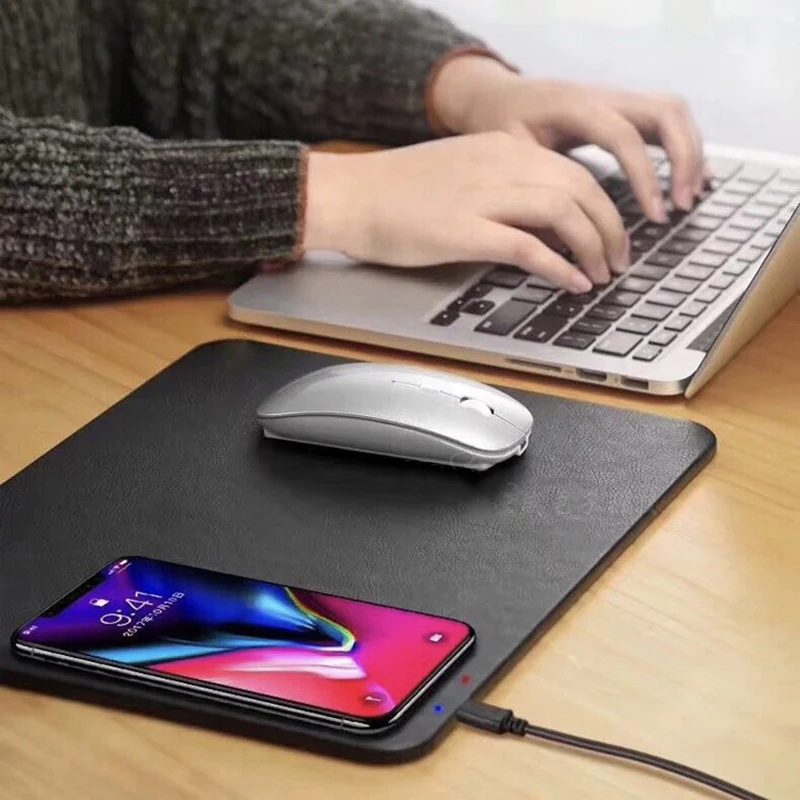 Mobile Phone Qi Wireless Charger Charging Mouse Pad Mat For iPhone X 8 8Plus Samsung S8 Plus S7 S6 Edge Note 5 | Мобильные телефоны
