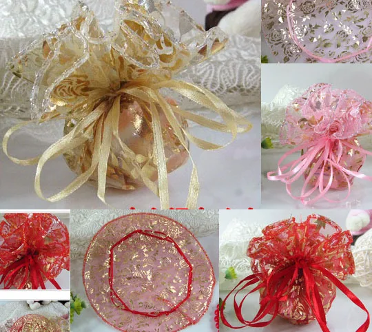 Свадебные сувениры 24 см коробка для конфет милая сумка подарок золотые