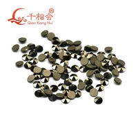 1000pcs for on bag round shape 1mm to 2mm natural marcasite loose stone