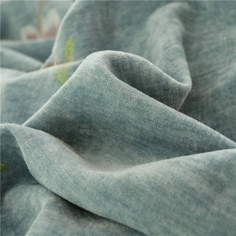 Европейские Роскошные затемняющие шторы с вышивкой павлина для гостиной