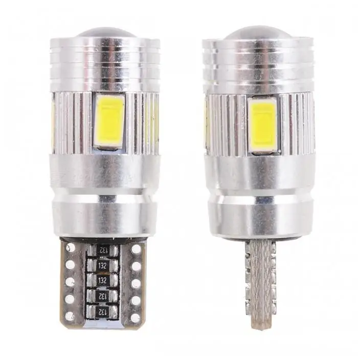 2 шт. T10 W5W 194 6W 6000K 6 SMD от автомобиля светодиодный светильник излучающий диоды 5630 5730