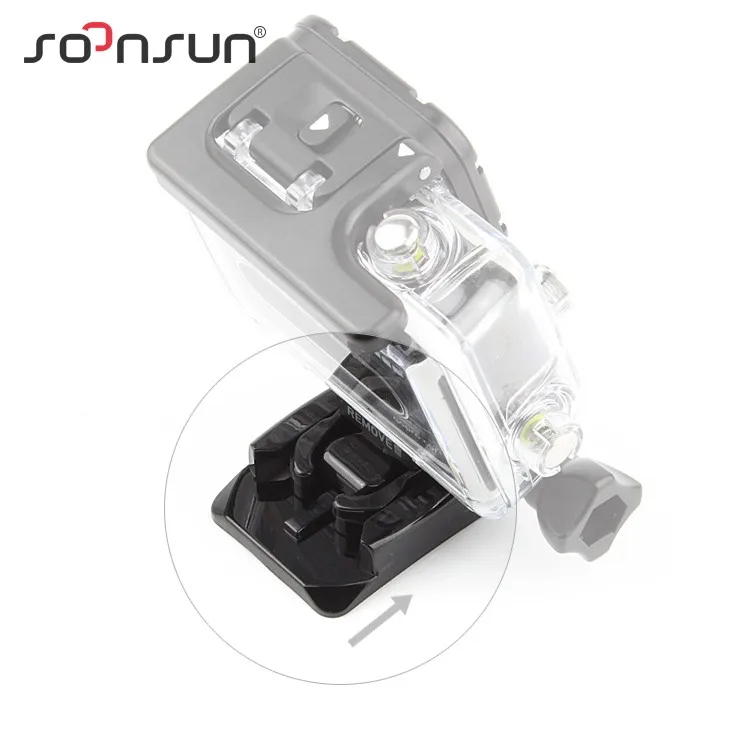 Набор с плоским изогнутым основанием SOONSUN крепление клейкими наклейками для GoPro