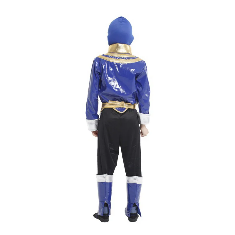 Детский костюм для косплея из аниме команда агентов синий/красный 2 цвета|halloween