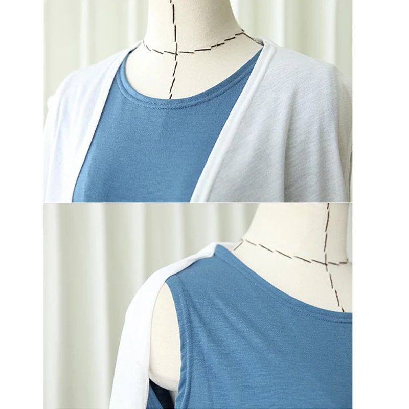 Синие летние платья для беременных одежда размера плюс Открытое платье без