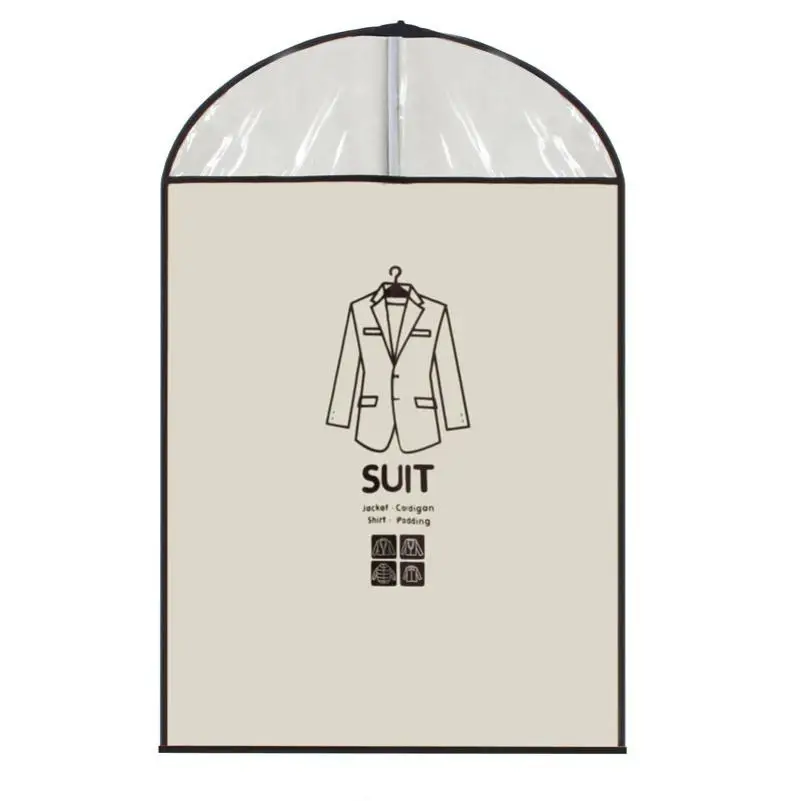 Suit Новая Домашняя одежда чехол на одежду пылезащитный чехол для хранения сумки для платья пальто костюм одежда протектор сумки Прямая# XTT - Цвет: Suit