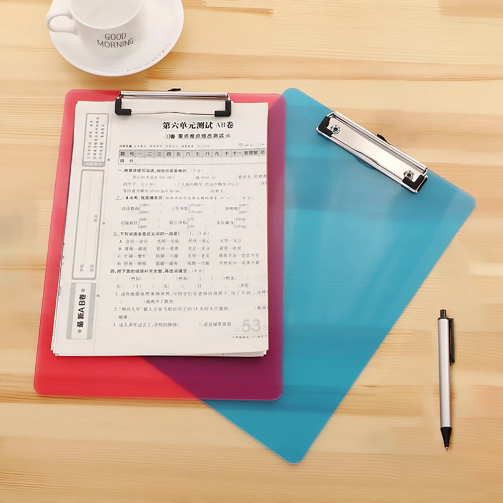 A4 пластиковая прозрачная доска для письма шина школьная офисная папка