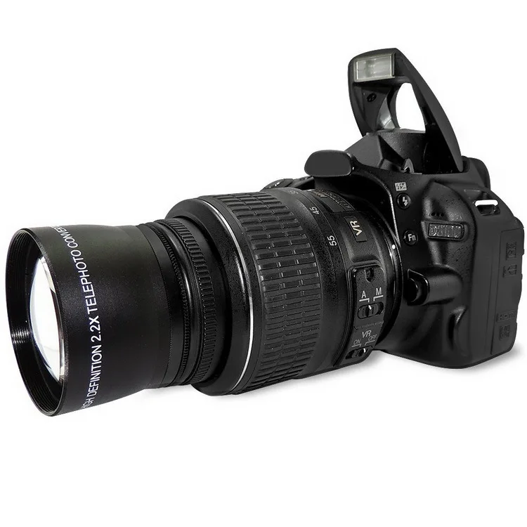 Профессиональный телеобъектив 58 мм 2.0X для Canon 5D/6D/60D/ 350D / 400D 450D 500D 1000D 550D 600D/1100D