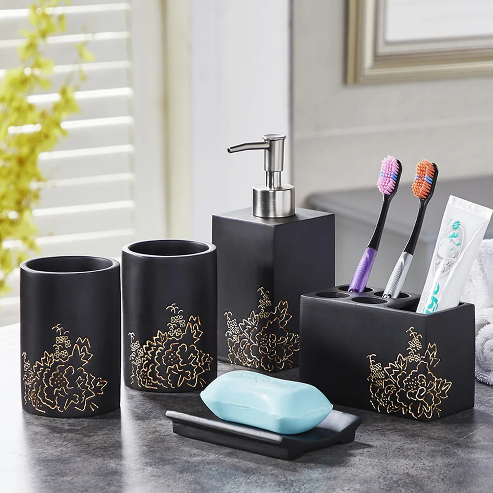 Набор из пяти предметов для ванной в Северной Европе и Америке набор мытья