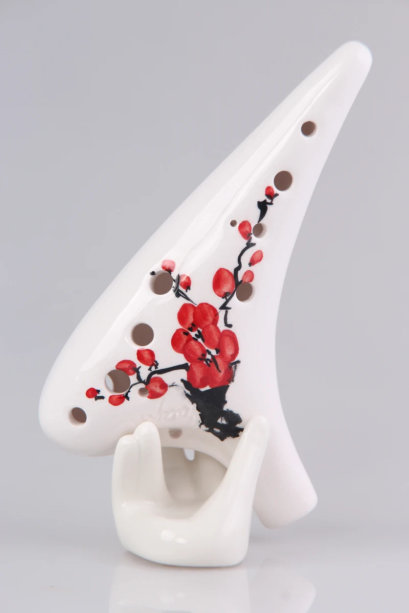 RL top quality new design professional 12 Hole Ocarina Instrument Ceramic Alto C Flute |