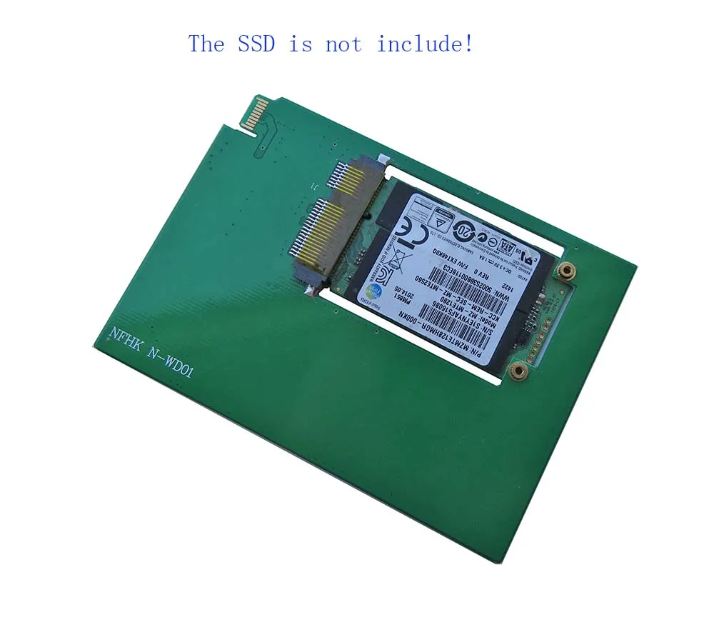 Ультратонкий адаптер для Mini PCI-E mSATA SSD заменяемый WD5000MPCK WD5000M22K WD5000M21K | Компьютеры и