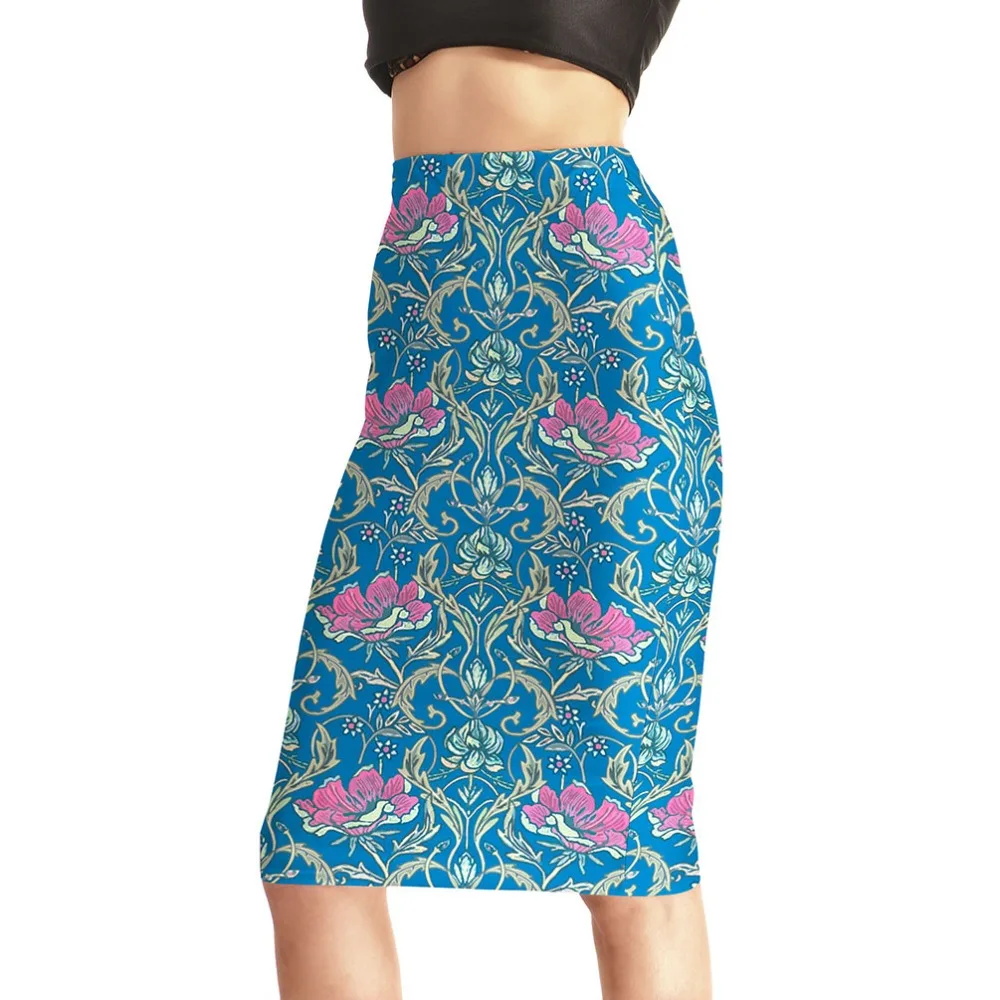 Юбки 2017 новые трендовые стильные женские сексуальные 3D юбки с принтом высокая