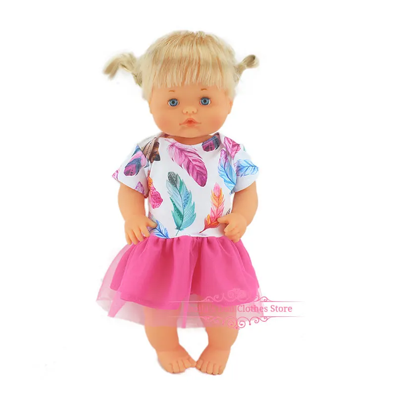 Новая модная одежда подходит 40 см 41 см Nenucos кукла Nenuco Ropa su Hermanita фиолетовая футболка с длинными рукавами в фиолетовый горошек штаны с шапочкой