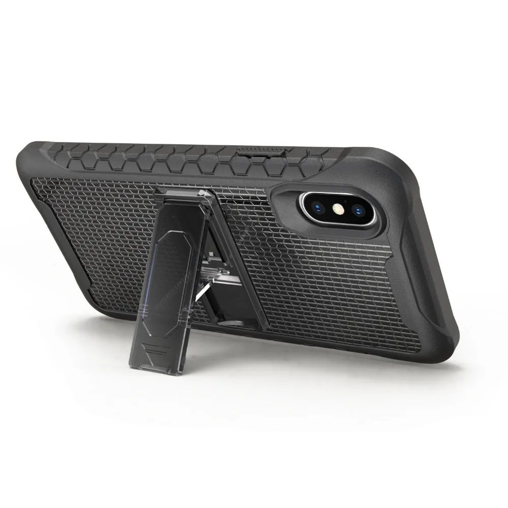 Роскошный Жесткий чехол KSELF 360 Heavy Duty для iPhone 7 8 X Plus XS Max XR Гибридный противоударный