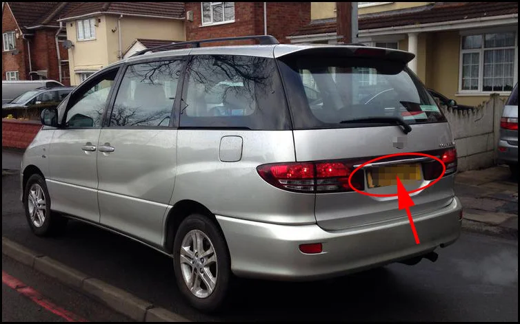 AUTONET HD камера заднего вида ночного видения для toyota Previa Estima Tarago MK2 XR30 XR40 2002~ 2005/камера номерного знака