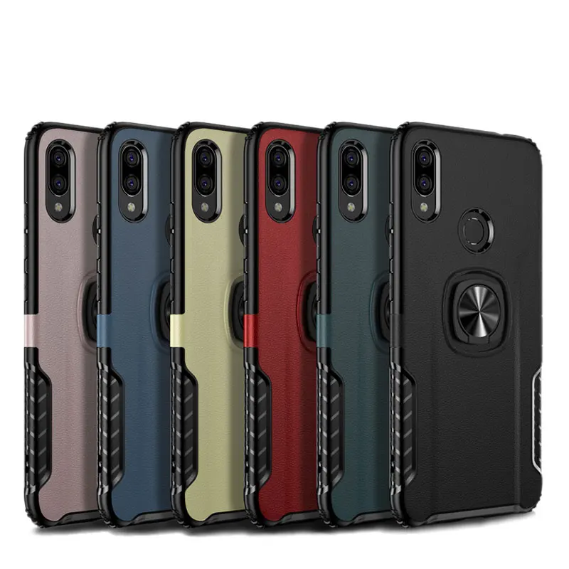 Для Red mi Note 6 7 8 Pro Чехол с магнитом автомобильный стенд для колец на палец